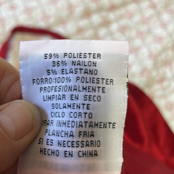 Xscape satin ruched column dress with Rosette - Picture 10 of 11